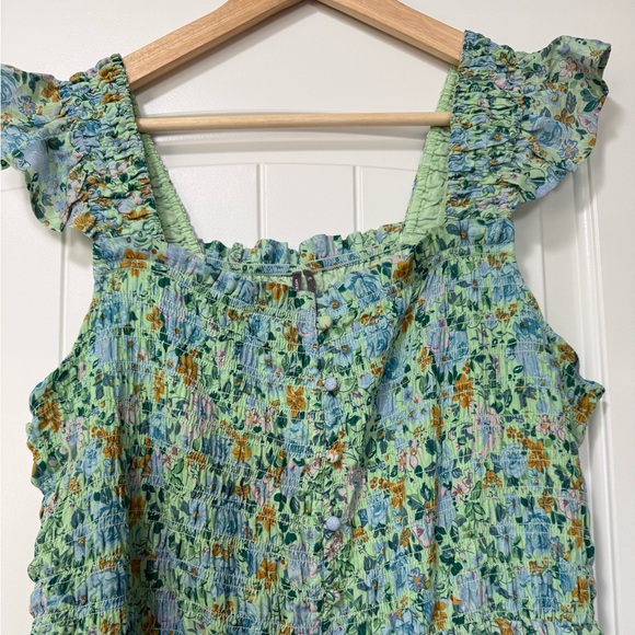 Anthropologie The Peregrine Midi Dress: Square-Neck Edition 1X - Picture 8 of 12